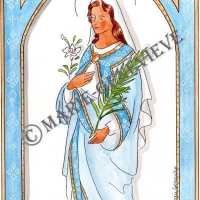 sainte Agathe.