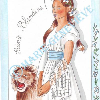 sainte Blandine.