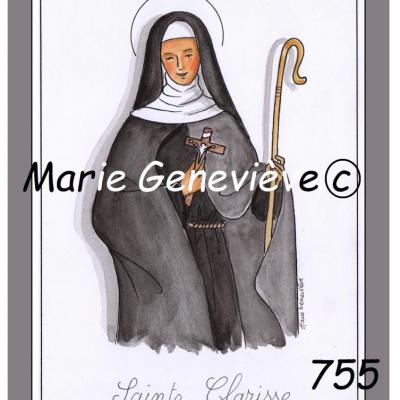 sainte Clarisse c
