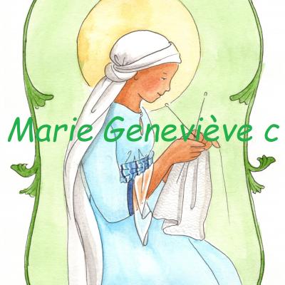 Ste Vierge au tricot