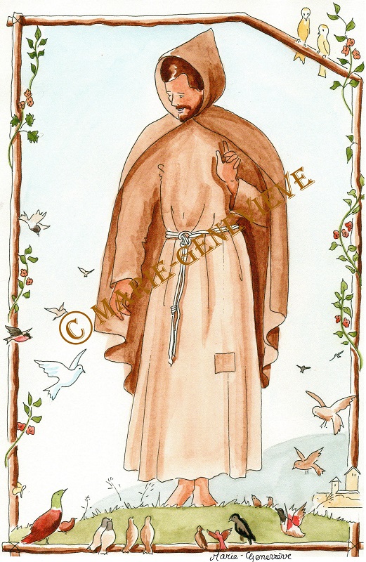 saint François d'Assise.