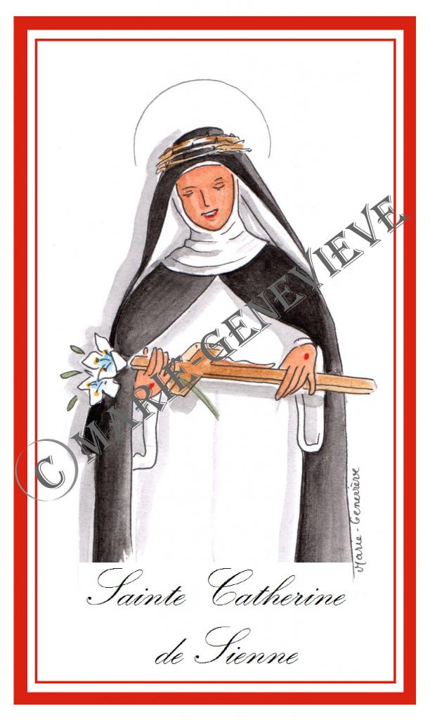 sainte Catherine de Sienne.